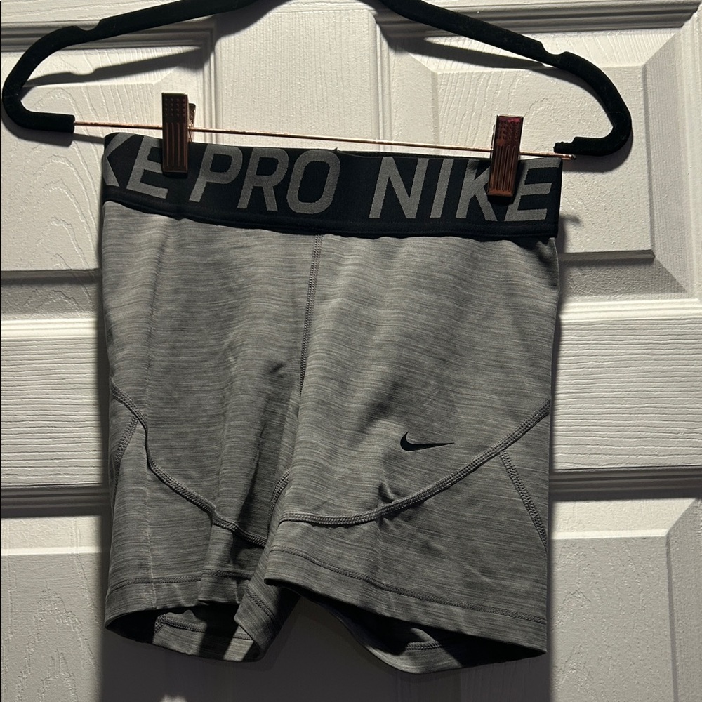 Nike Pro Charcoal Athletic Shorts
